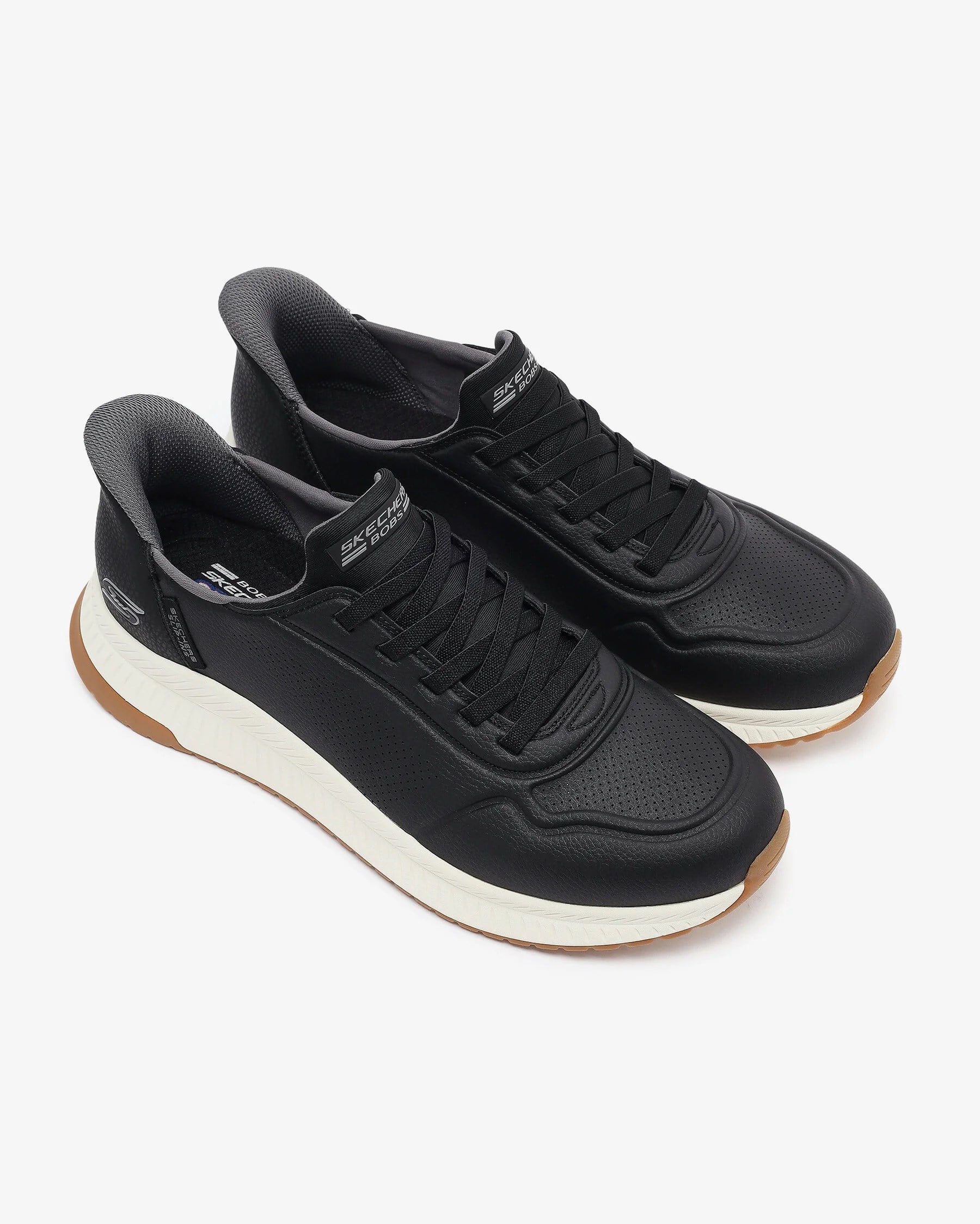 Skechers Bobs Squad 4 - Direct Step 118424 BLK Erkek Siyah Spor Ayakkabı