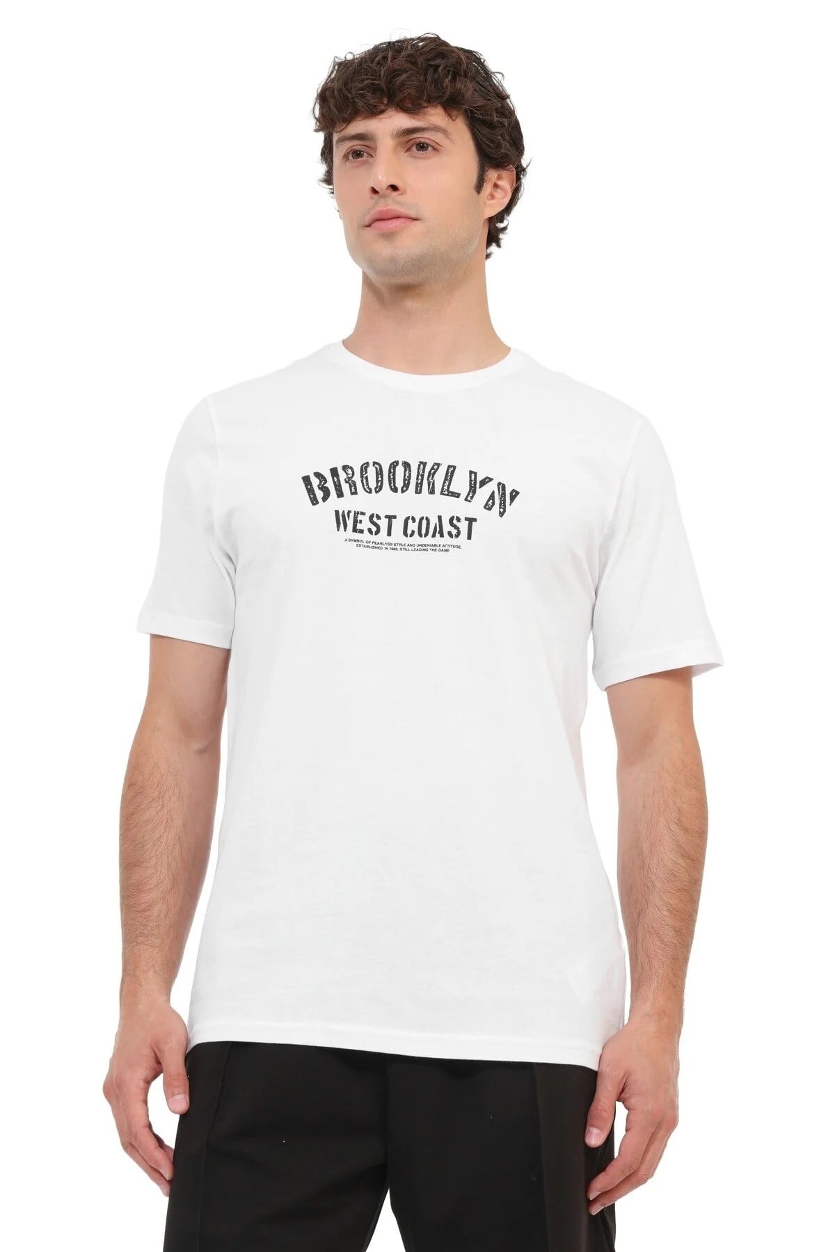 Kinetix  6M ML WEST 11KMS02 6FX BEYAZ T-Shirt
