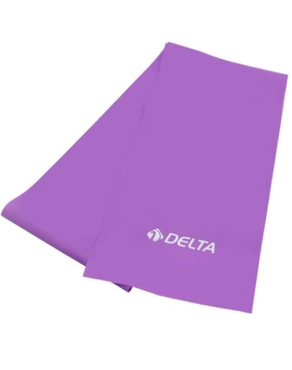 Delta Pilates Bandı ORTA Sert 150 x 15 cm Egzersiz Direnç Lastiği (Uç Kısmı Açık)