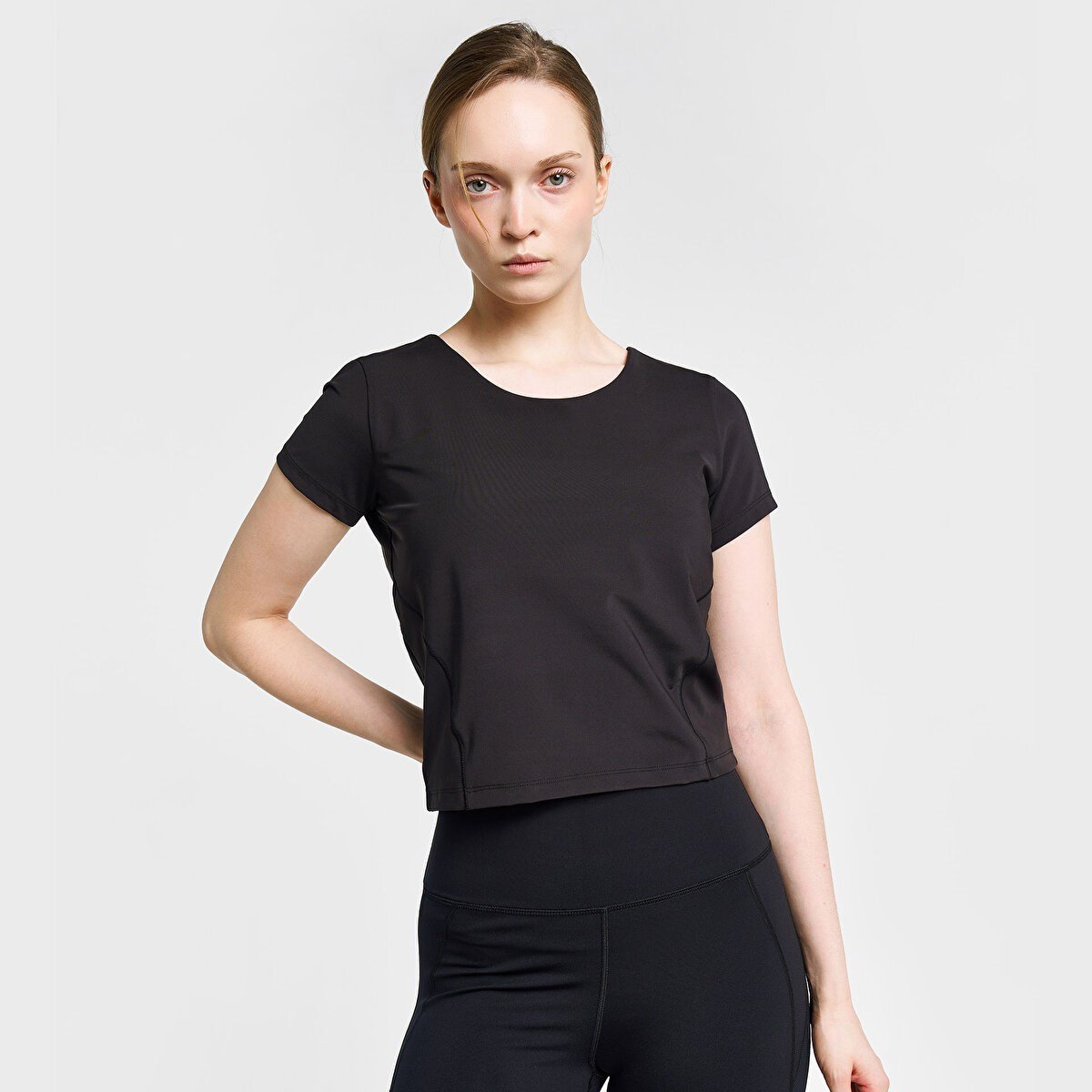 Lescon Kadın Antrenman Kısa Kol T-Shirt 26B-2056