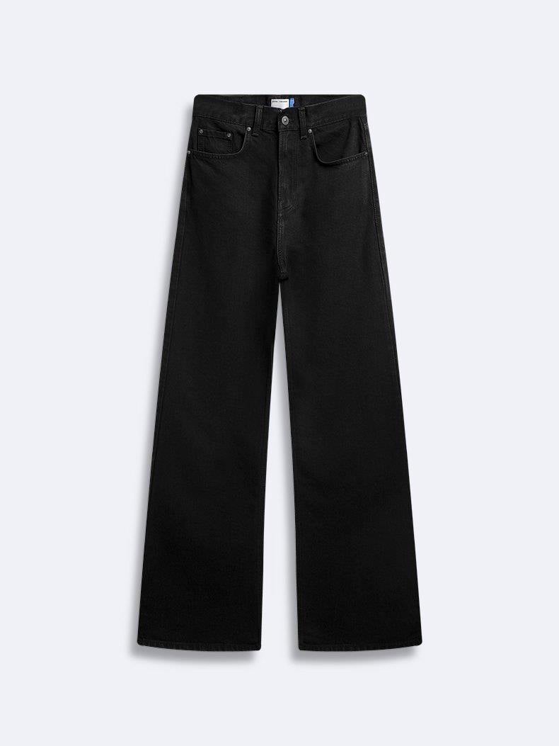 Ltb Vıonne H Black Wash Wide Leg Kadın Jean Pantolon