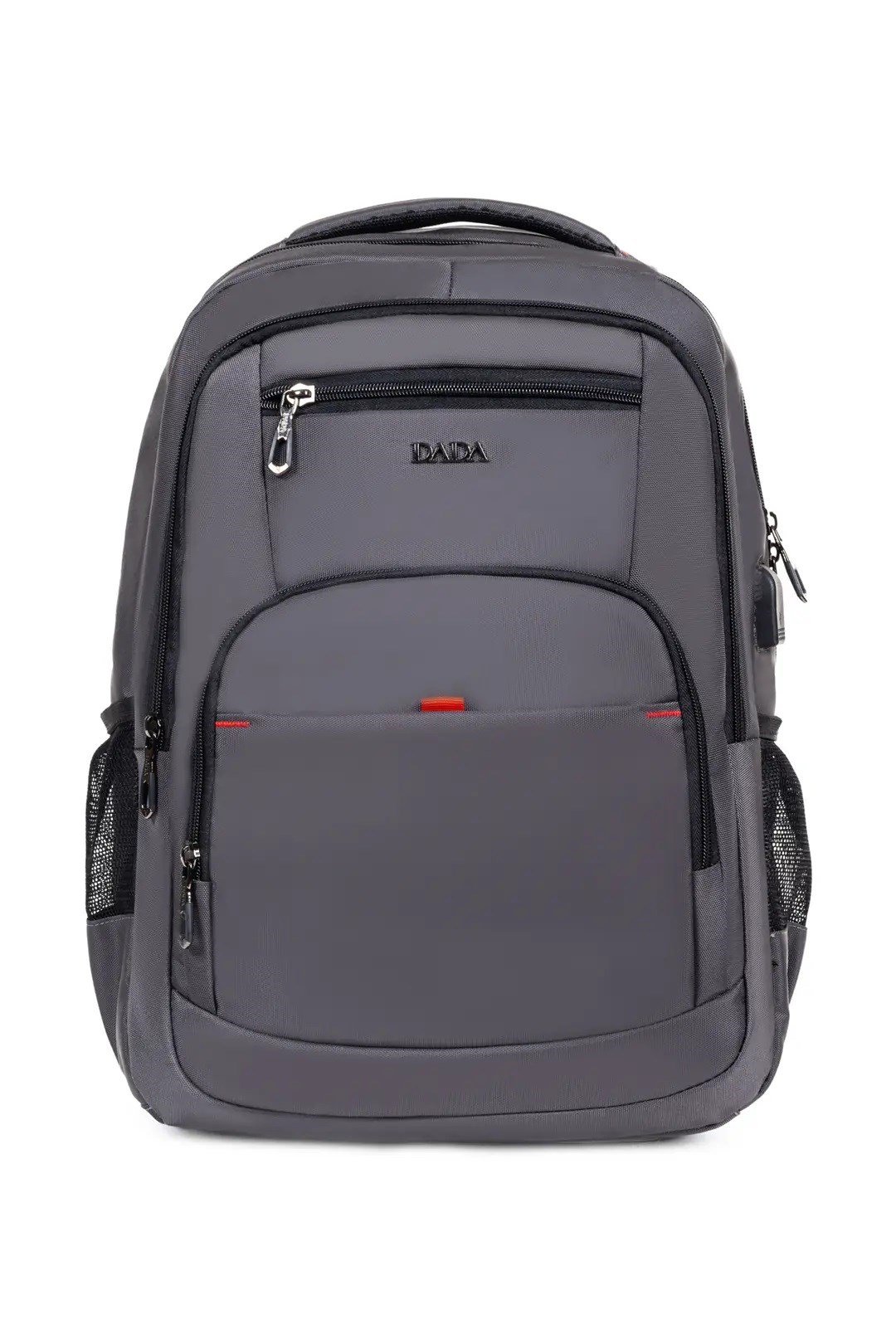 Dada USB Type-C Girişli Sırt Çantası 15,6 inç Geniş İç Hacim Organizer İç Bölme Darbe Emici Koruma