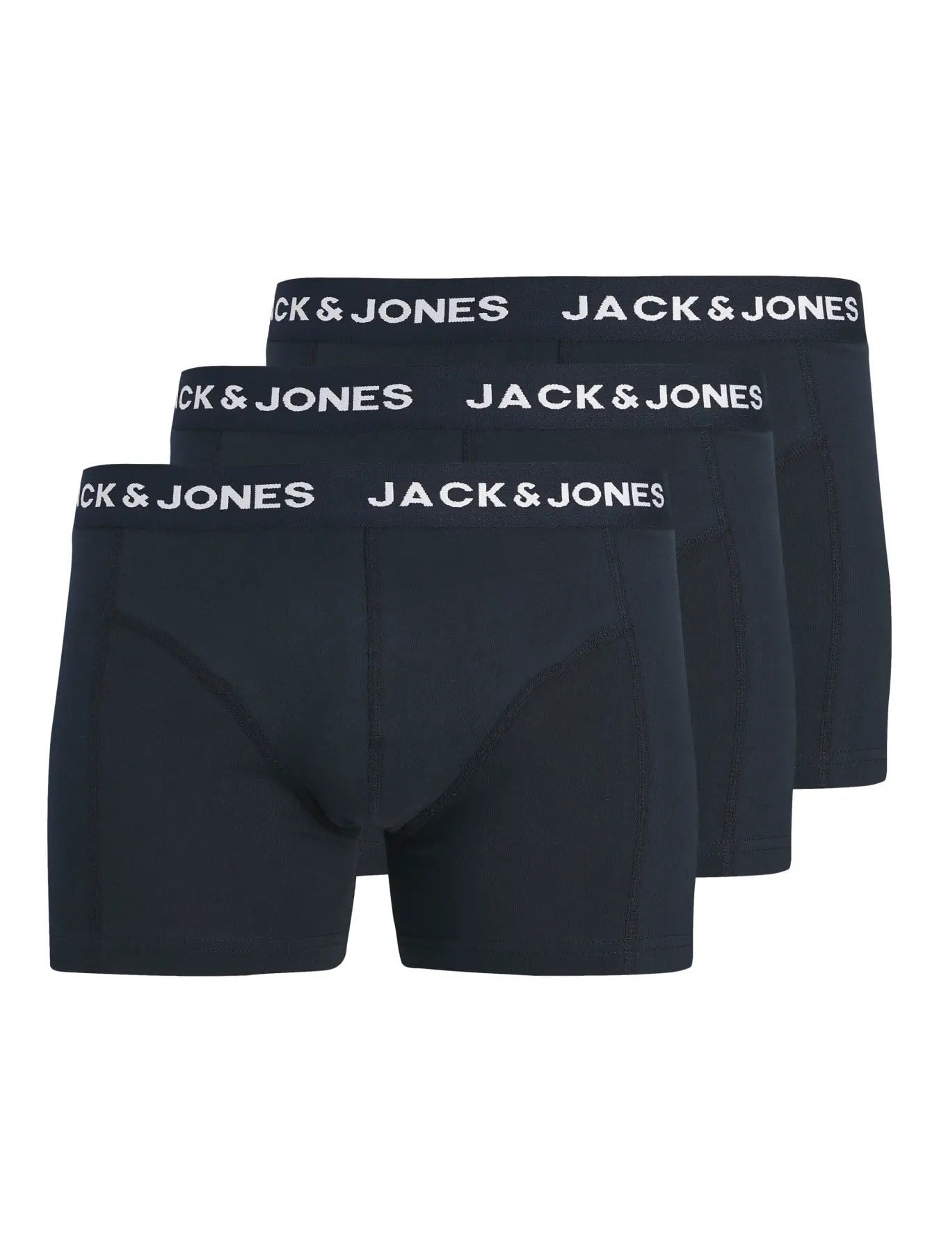 JACK & JONES JACTONY SOLID TRUNKS 3 Pack 3'lü Paket Erkek Boser