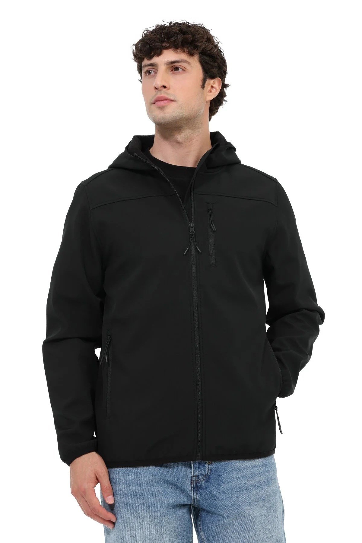 Kinetix 6W ML BASIC Softshell Erkek Siyah 6PR