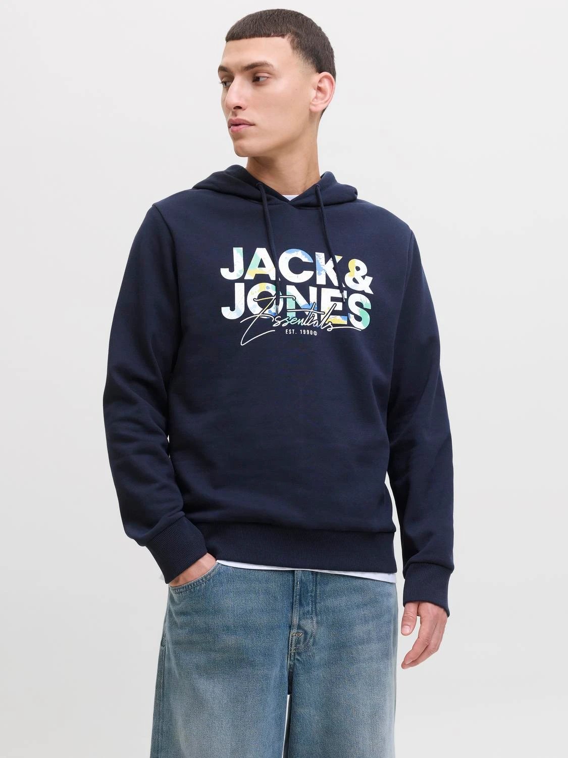 Jack&Jones JJGEPLAS SWEAT HOOD LN Sweatshırt