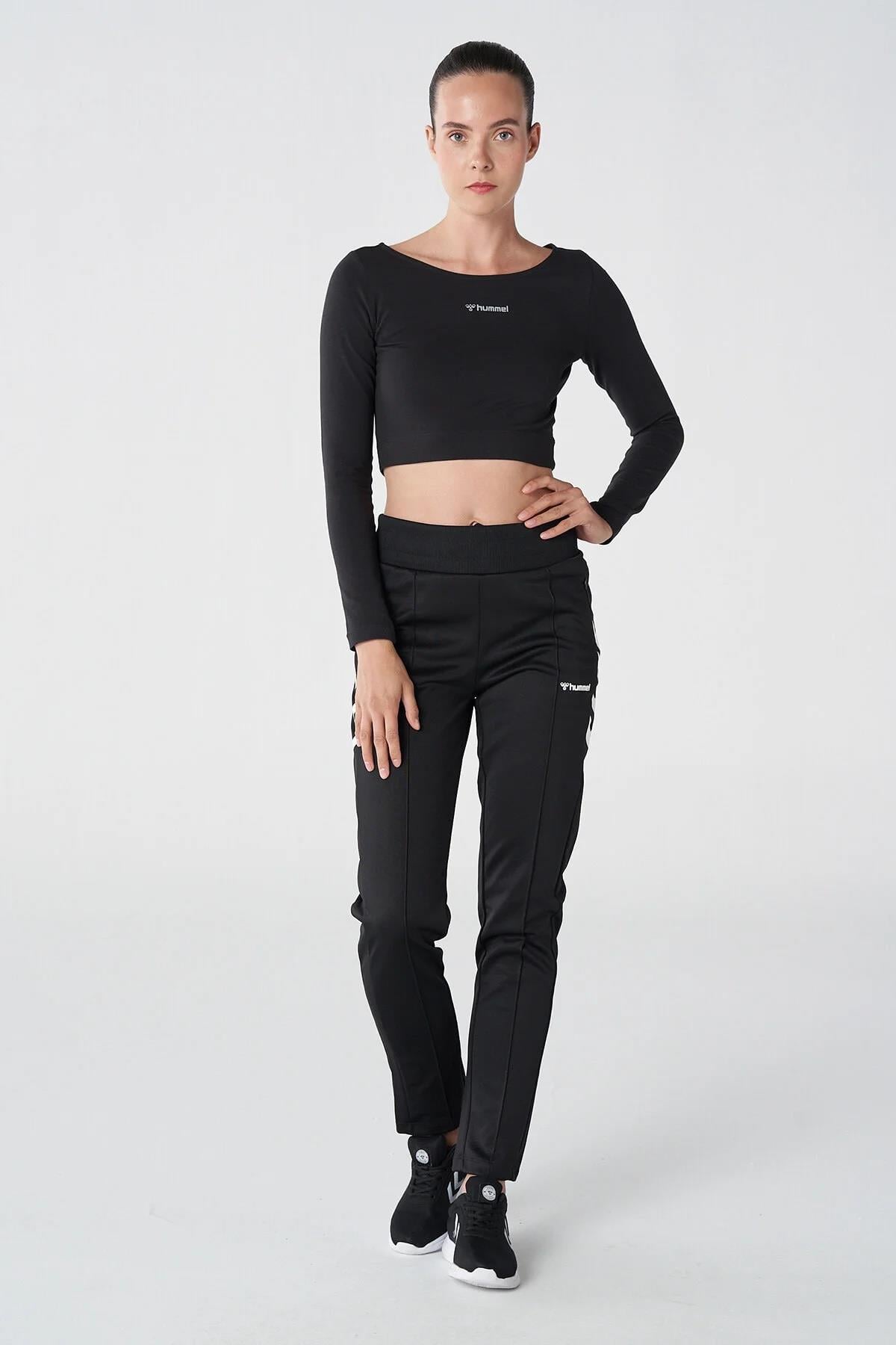 Hummel Beyaz Kadın Regular Fit Baskılı Eşofman Altı 931813 HMLGENESA PANTSHummel931813