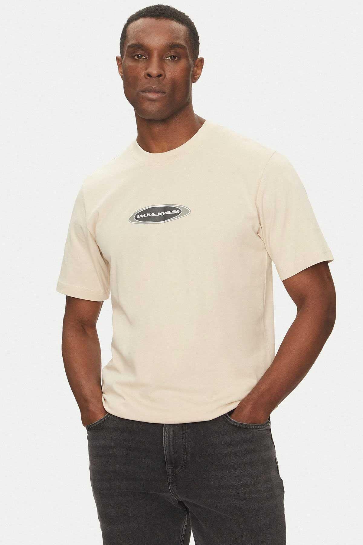 JACK&JONES JCOPACER BRANDING PRINT TEE SS CREW NECK SIFIR YAKA T-SHIRTJACK&JONES12273880