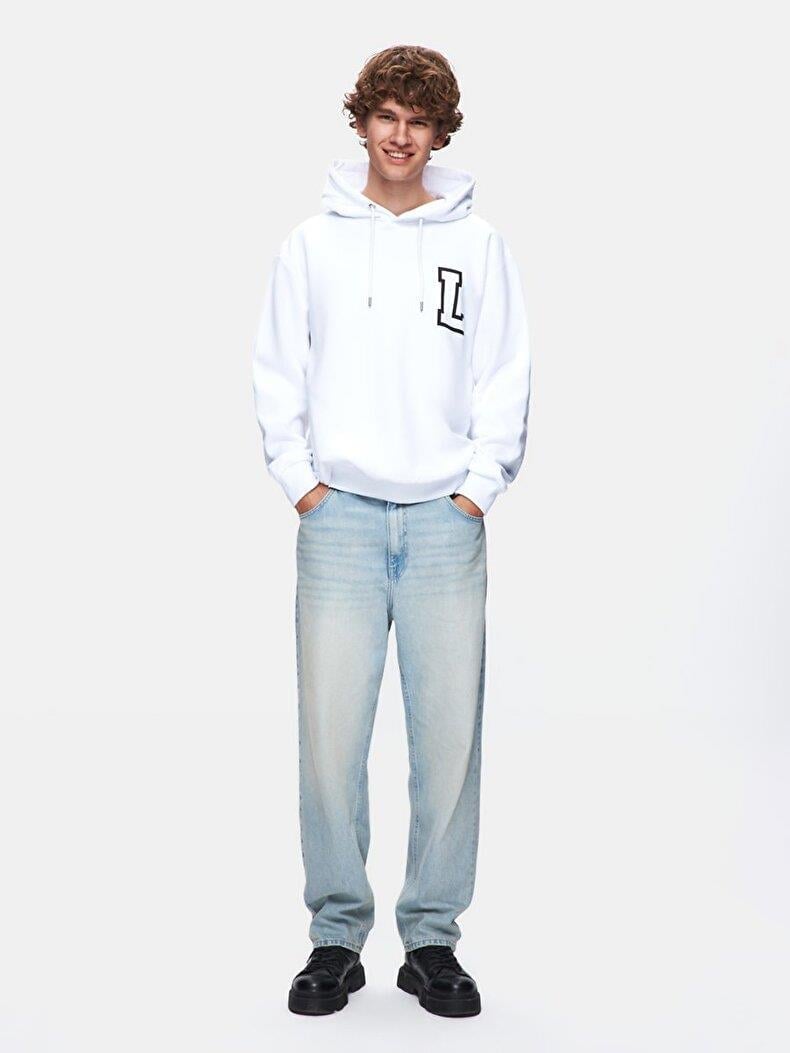 Ltb NOMATA Baskılı Kapişonlu Uzun Kollu Sweatshırt 11258651960069Little Big11258651960069