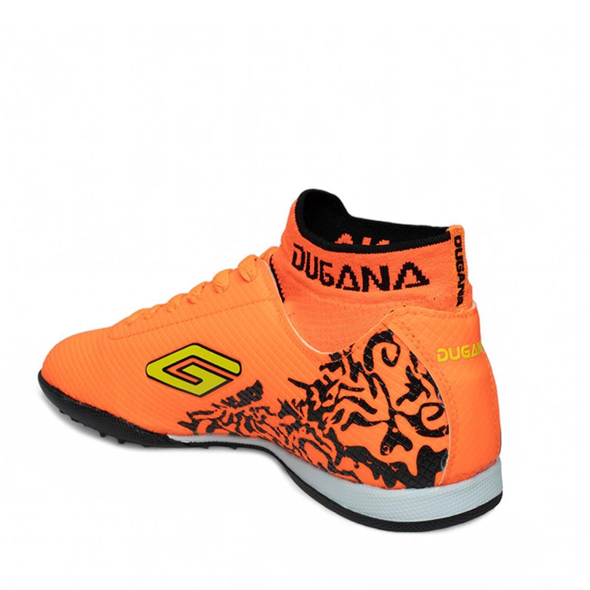 DuganaDugana Erkek 2404 Halı Saha Turuncu Siyah