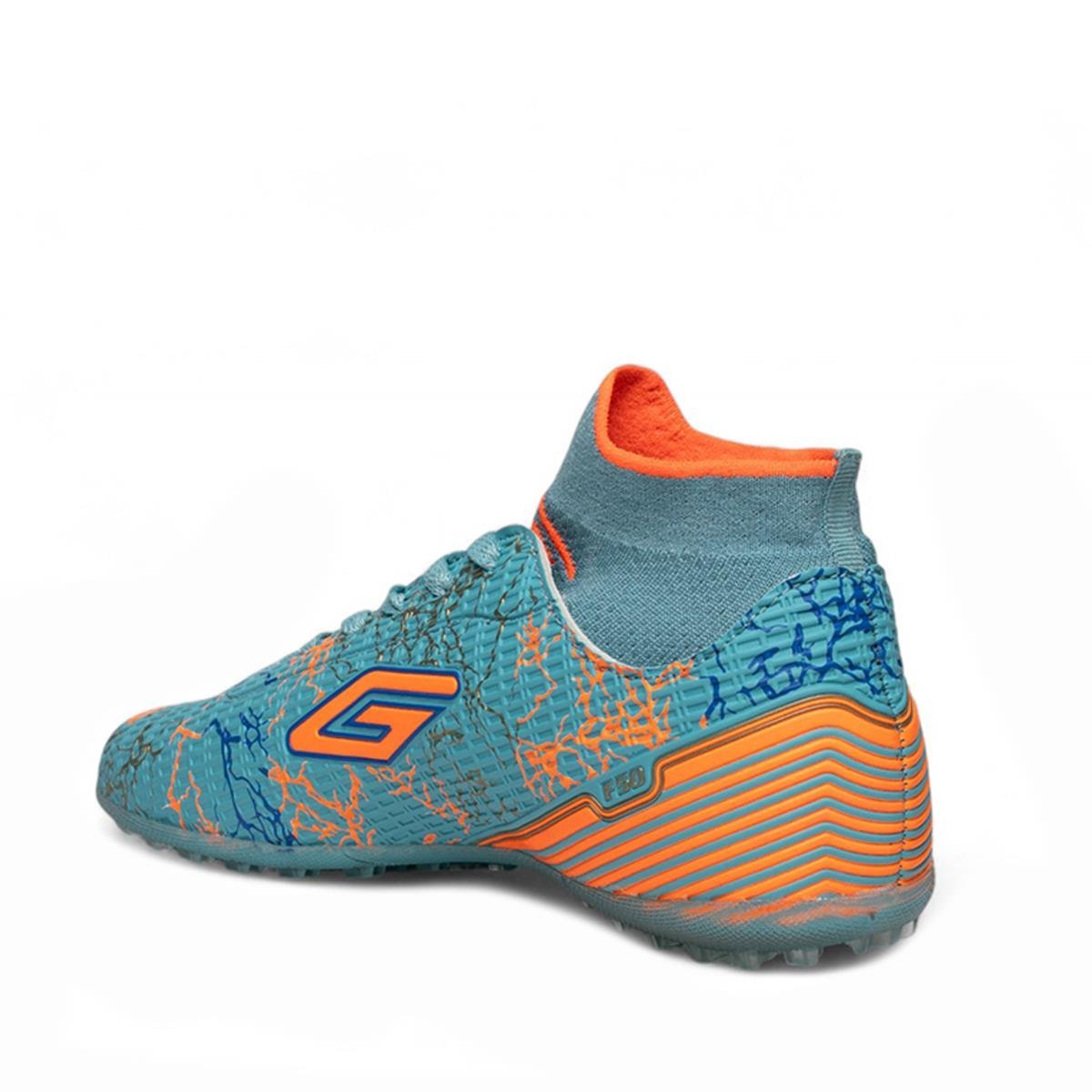 DuganaDugana Erkek F50 Halı Saha Syeşil Turuncu