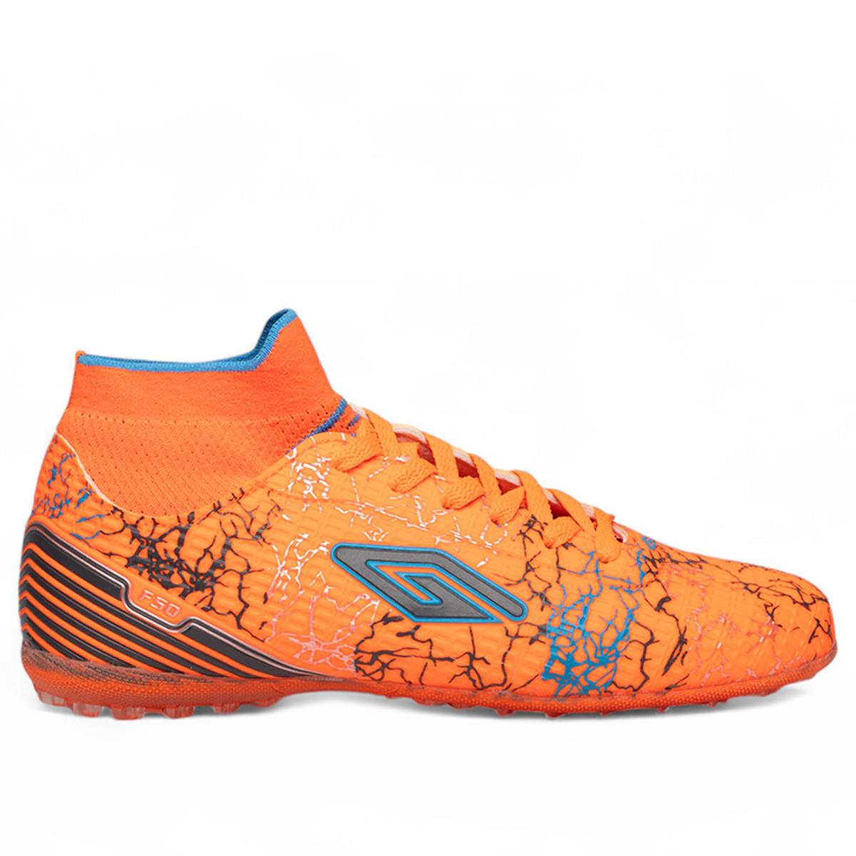 DuganaDugana Erkek F50 Halısaha Turuncu Turkuaz