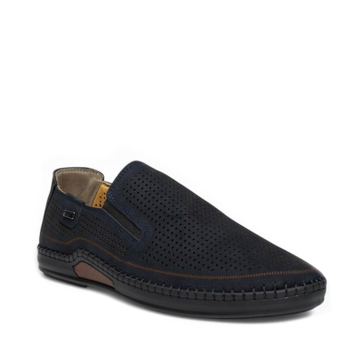 Faruk EnginFaruk Deri Erkek 2010 Nubuk Lacivert Tb Poli