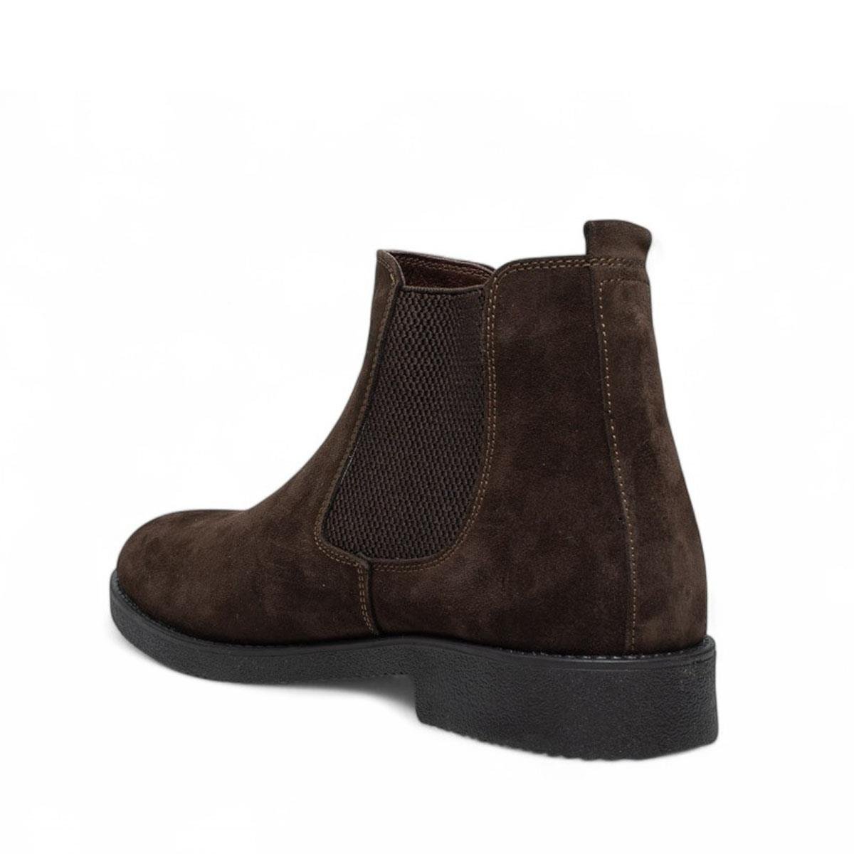 Faruk EnginFaruk Deri Erkek Bot 500010 Süet Kahve Tb Siyah