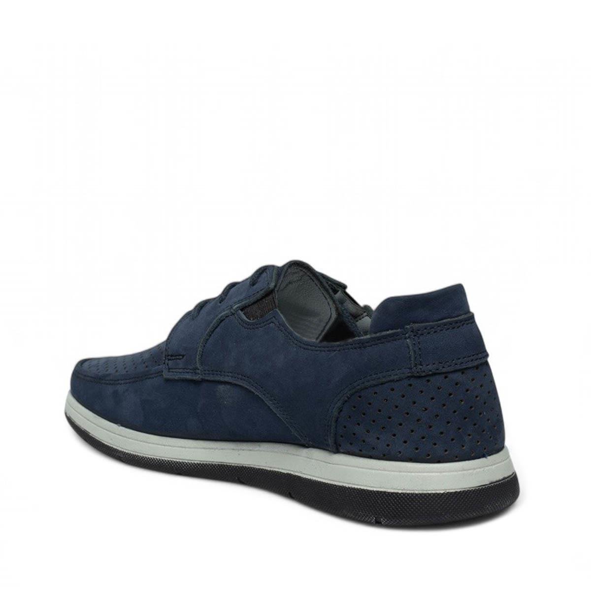 Faruk EnginFaruk Engin Deri 2144 Nubuk Lacivert Tb Poli