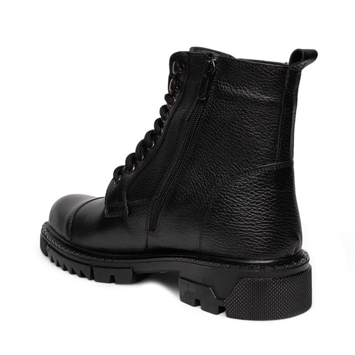 Faruk EnginFaruk Engin Deri Bot 208 Cilt Siyah Tb.Kauçuk