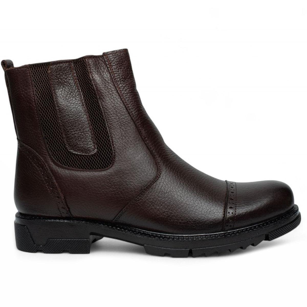 Faruk EnginFaruk Engin Deri Bot 210 Cilt Kahve Mastr Tb Kaucuk