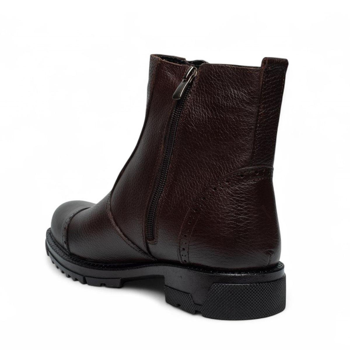 Faruk EnginFaruk Engin Deri Bot 210 Cilt Kahve Mastr Tb Kaucuk