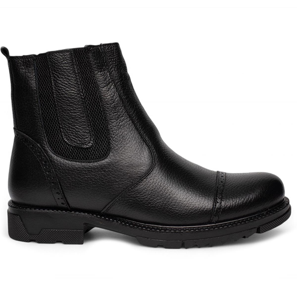 Faruk EnginFaruk Engin Deri Bot 210 Cilt Siyah Tb.Kauçuk