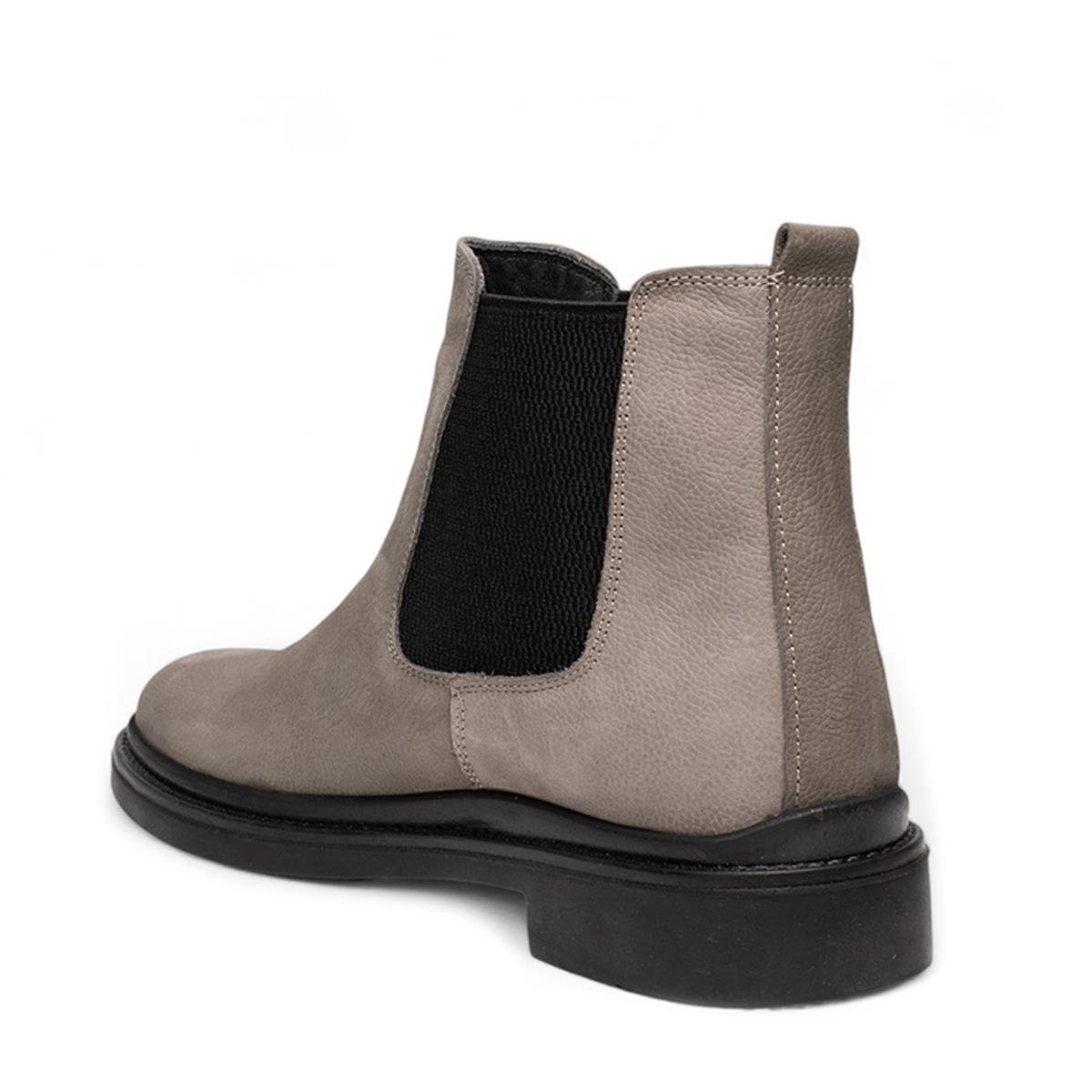 Faruk EnginFaruk Engin Deri Bot 213 Nubuk Gri Tb.Kauçuk