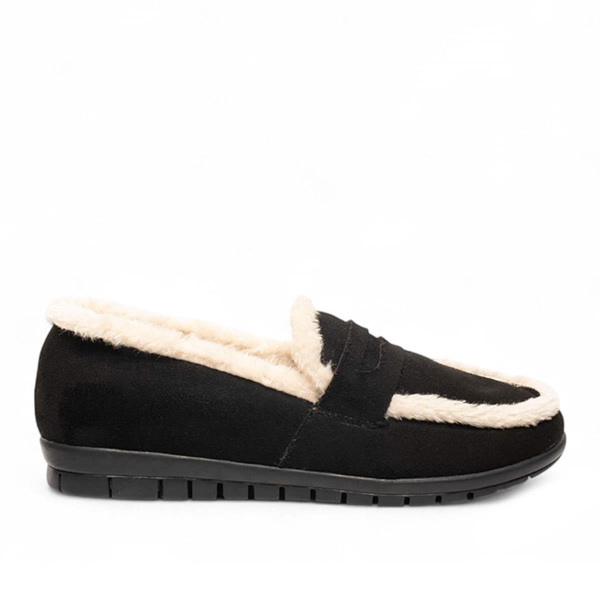Genel MarkalarGenel Zenne Ayakkabı Kürklü 802 Süet Siyah