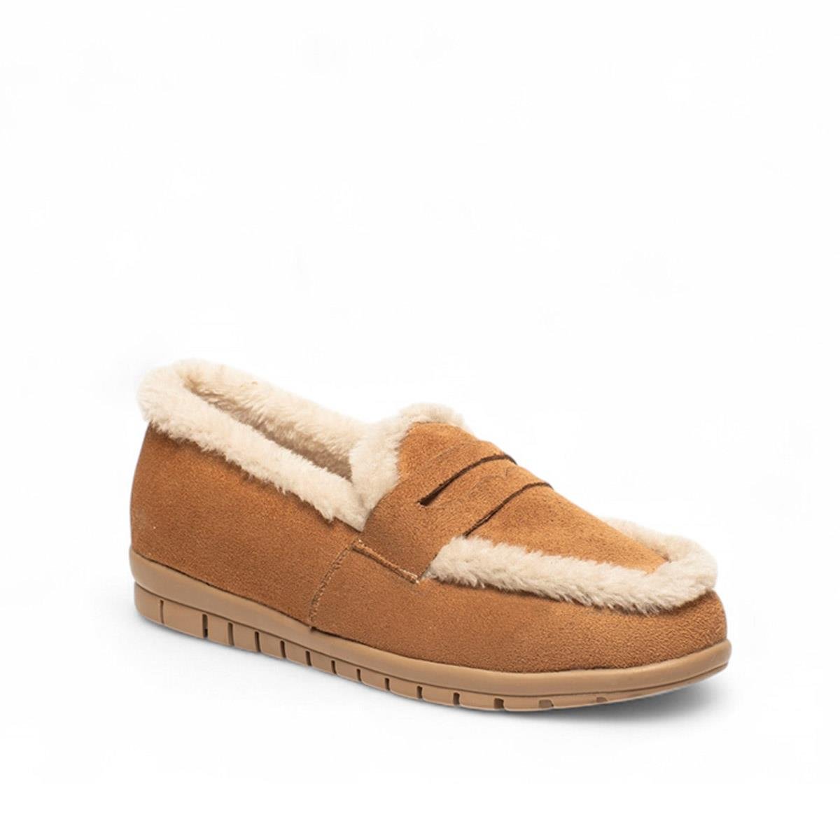 Genel MarkalarGenel Zenne Ayakkabı Kürklü 802 Süet Taba