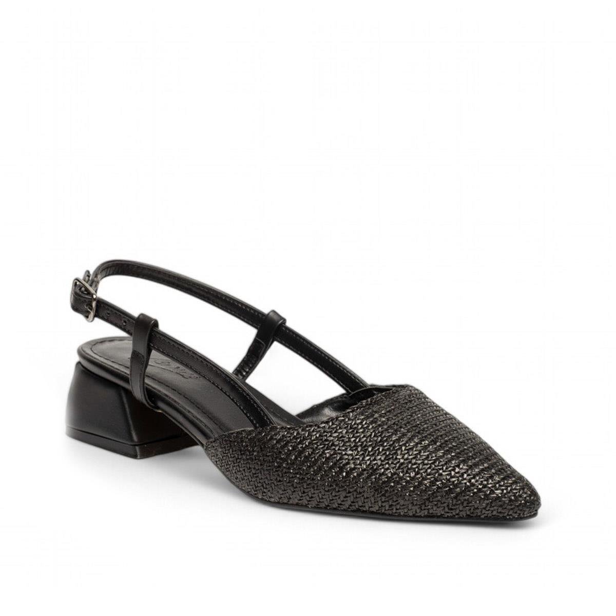 Genel MarkalarGenel Zenne Günlük Topuklu Ayakkabı 340 Hasır Siyah