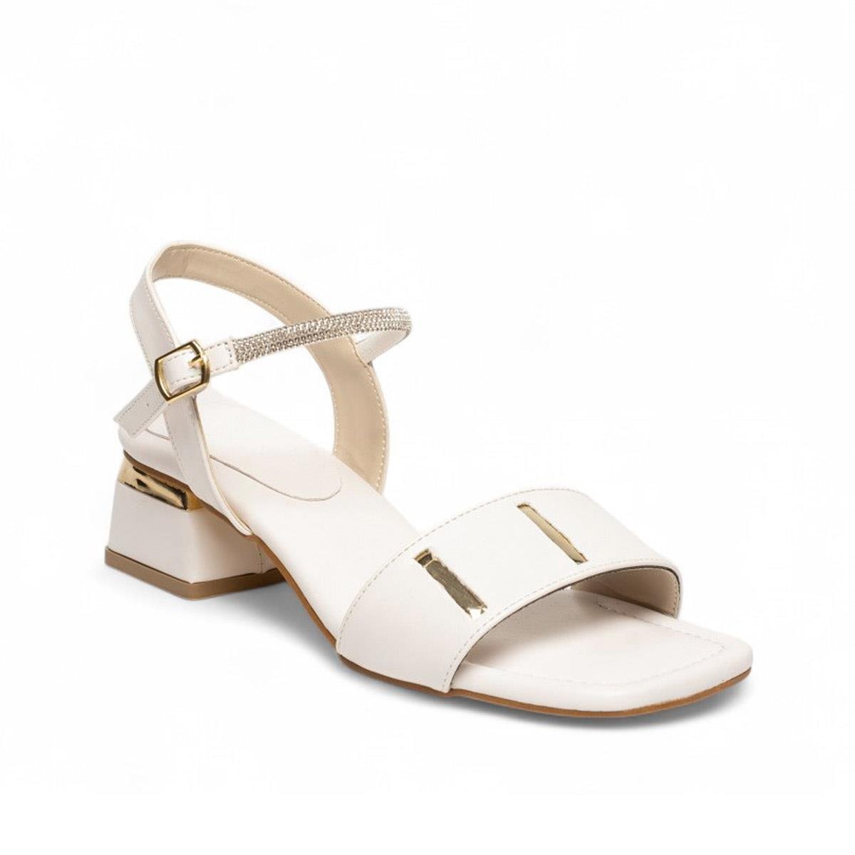 Genel MarkalarGenel Zenne Topuklu Sandalet 703 Cilt Beyaz