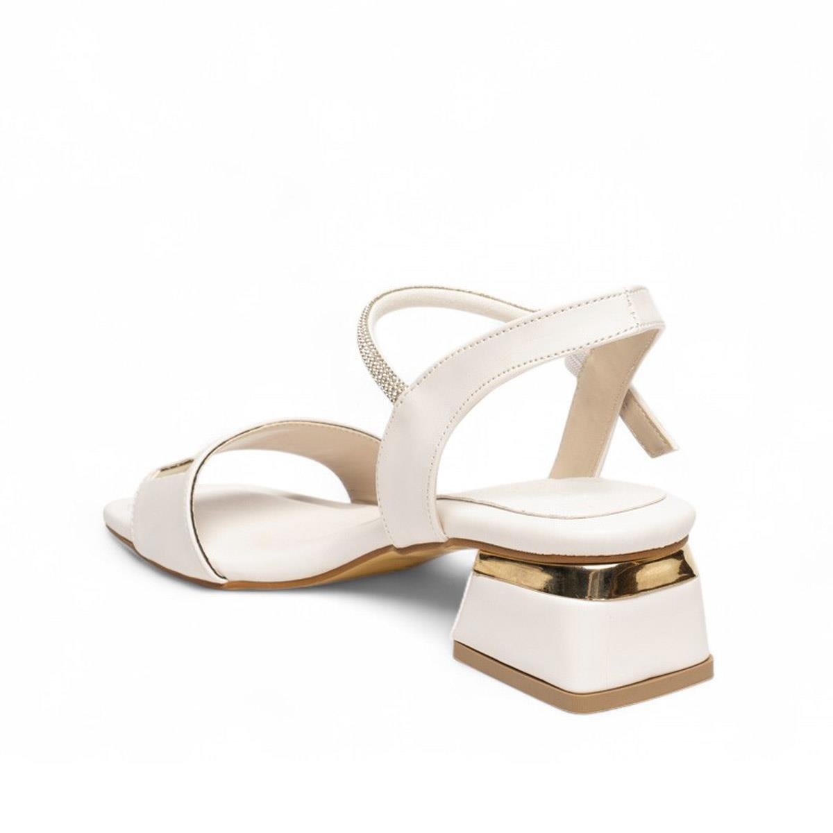 Genel MarkalarGenel Zenne Topuklu Sandalet 703 Cilt Beyaz
