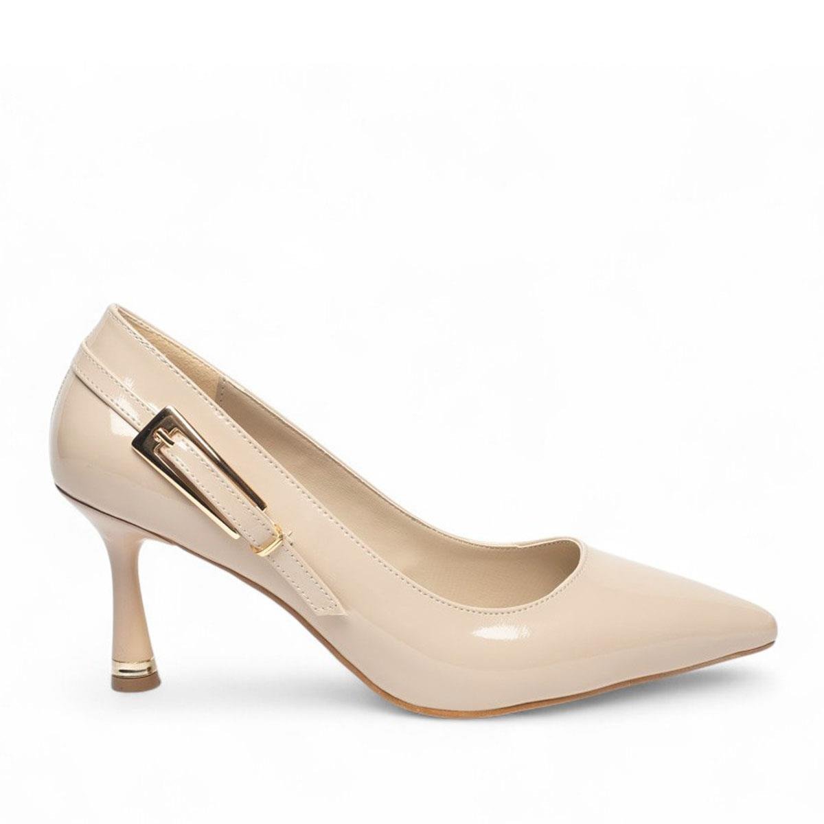Genel MarkalarGenel Zenne Topuklu Stiletto 420 Rugan Bej