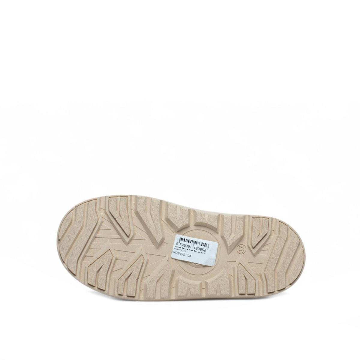 GlıeseGlıese Zenne Kısa Bot Ugg-04 Nubuk Krem