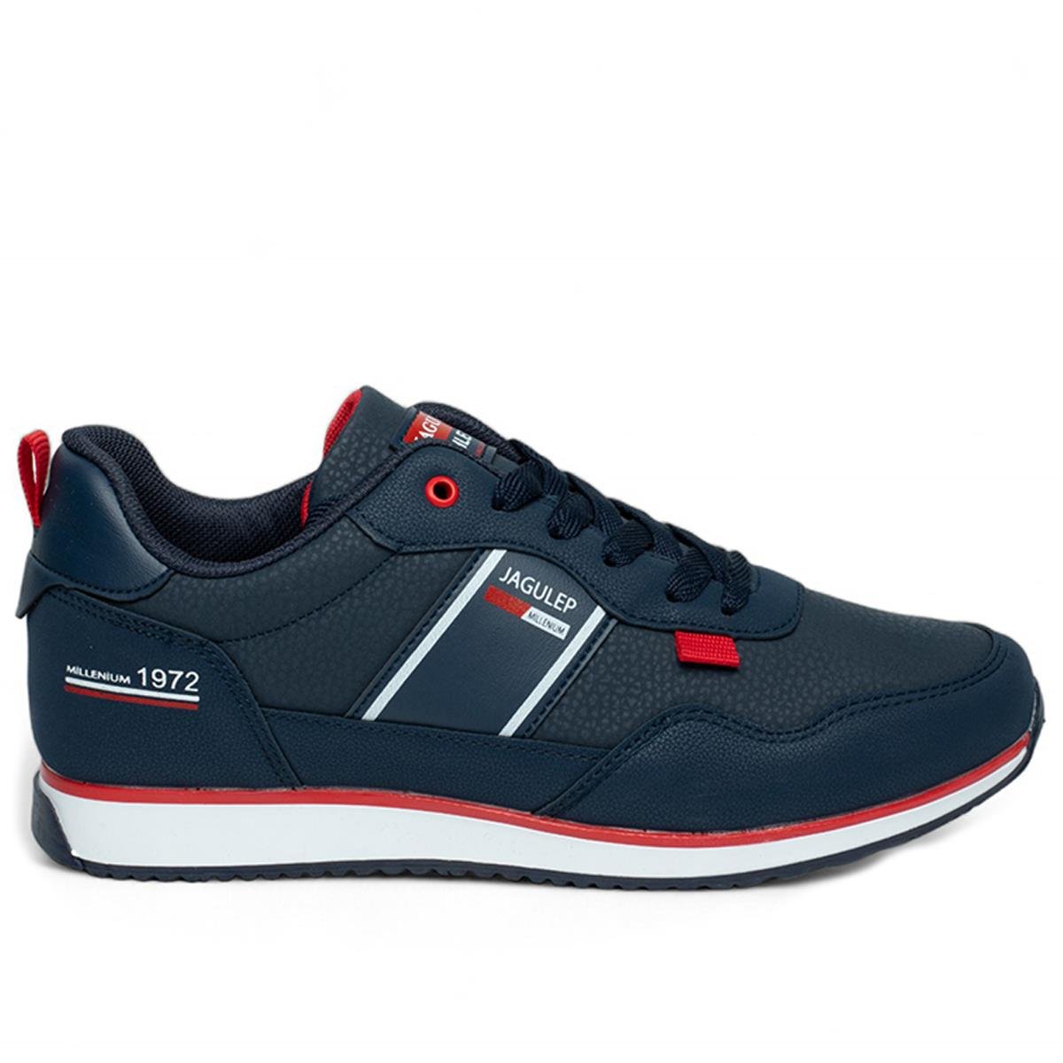 JagulepJagulep Erkek Bugatti Cilt Lacivert Beyaz Kırmızı