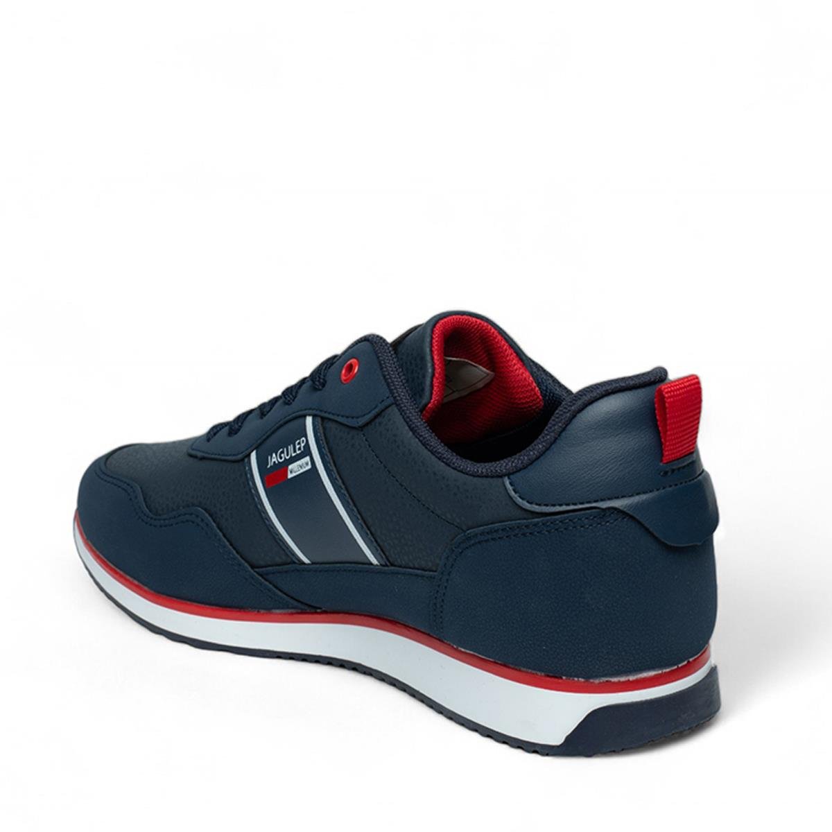 JagulepJagulep Erkek Bugatti Cilt Lacivert Beyaz Kırmızı