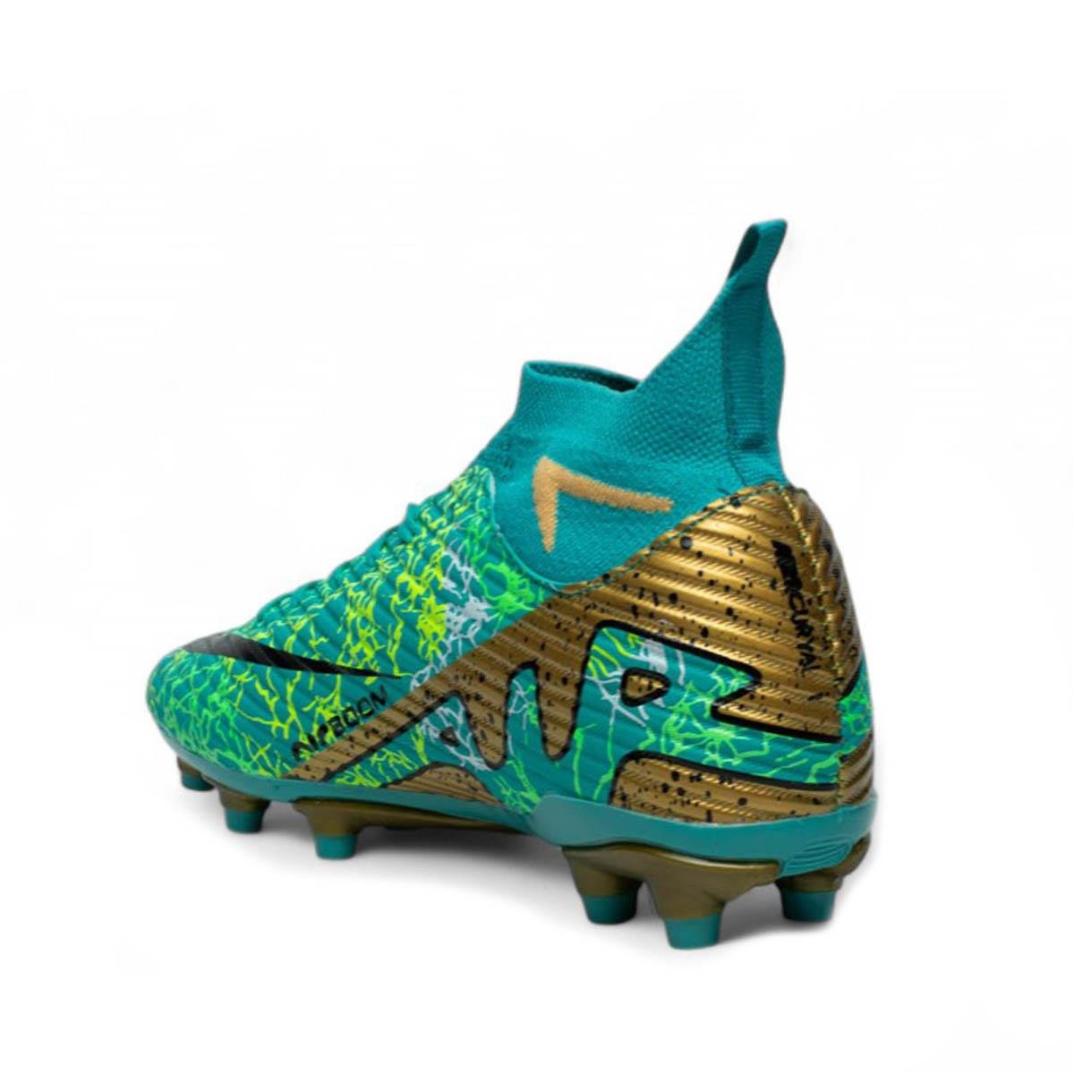 LaligaLaliga Erkek Level 600 Krampon Turkuaz Altın Desen