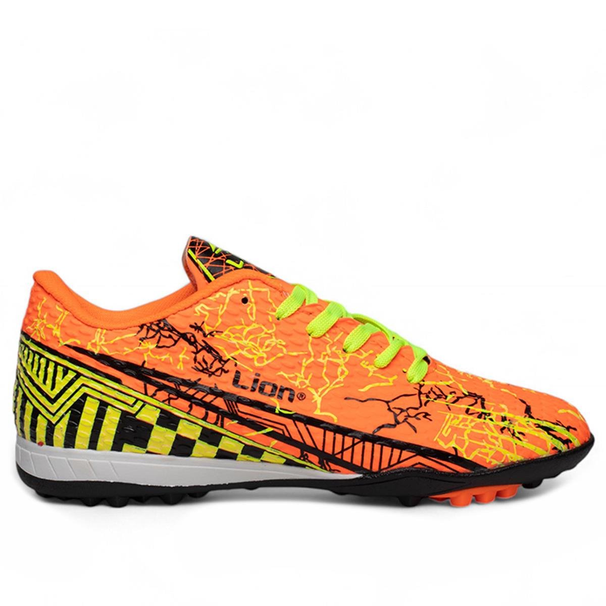 LionLion Erkek 624 Halı Saha Turuncu Sarı