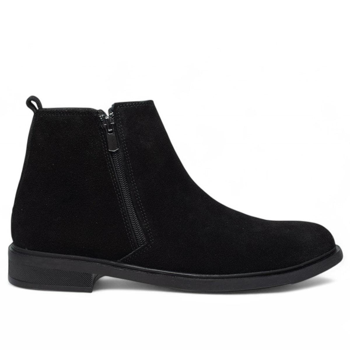 Moon ShoesMoon Shoes Erkek Bot Deri 510 Süet Siyah