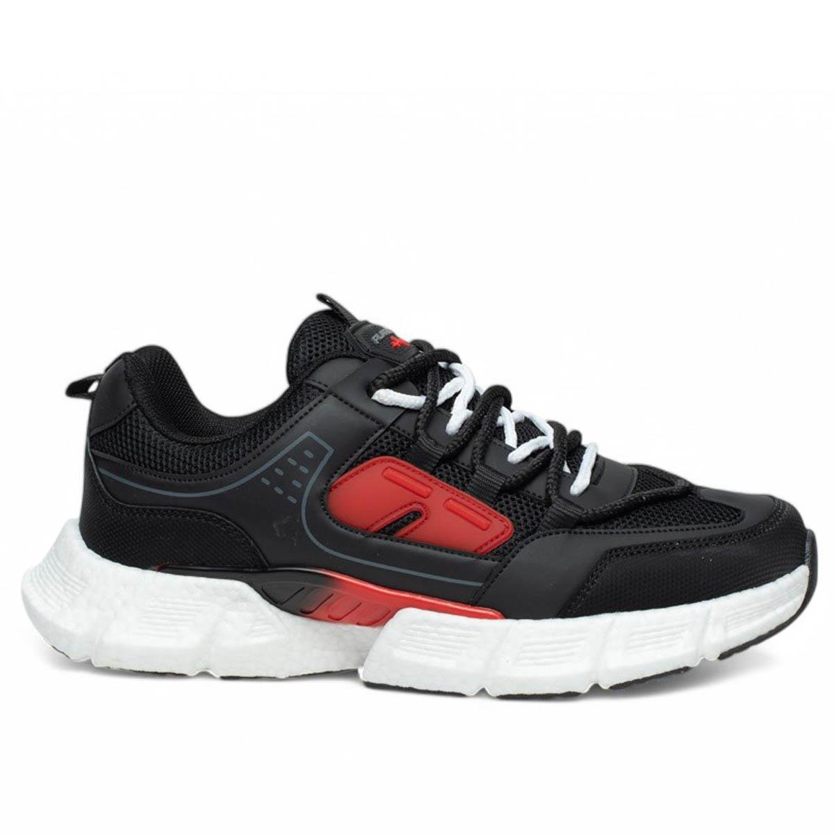 PlarıumPlarium Erkek 024 Anorak Siyah Kırmızı