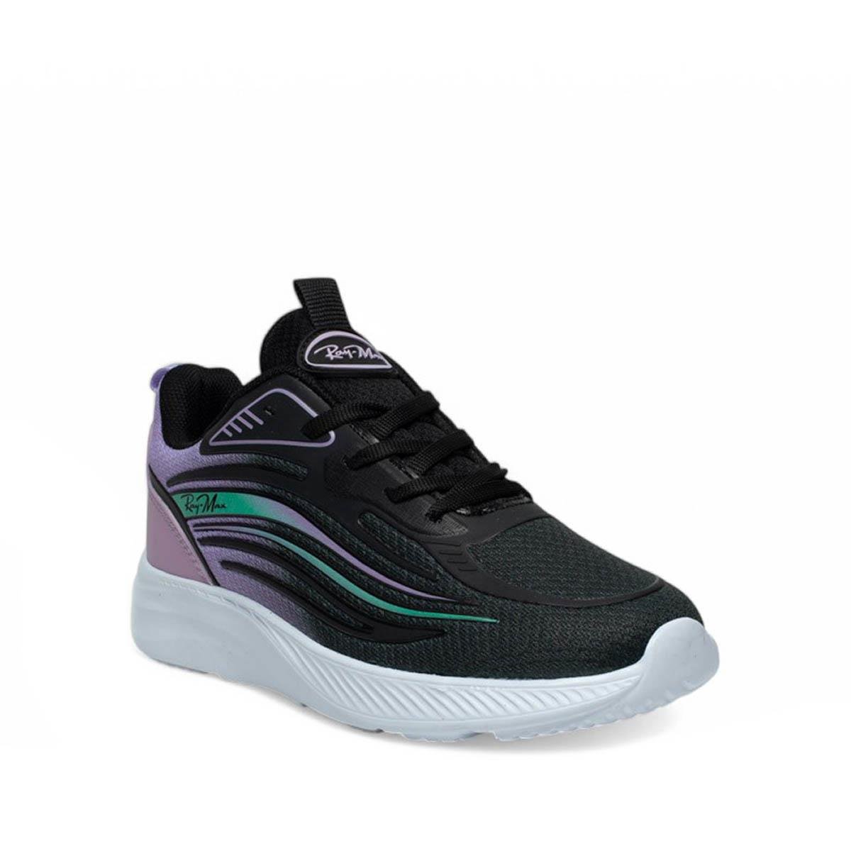 Ray-MaxRaymax Garson 353 Anorak Siyah Lila