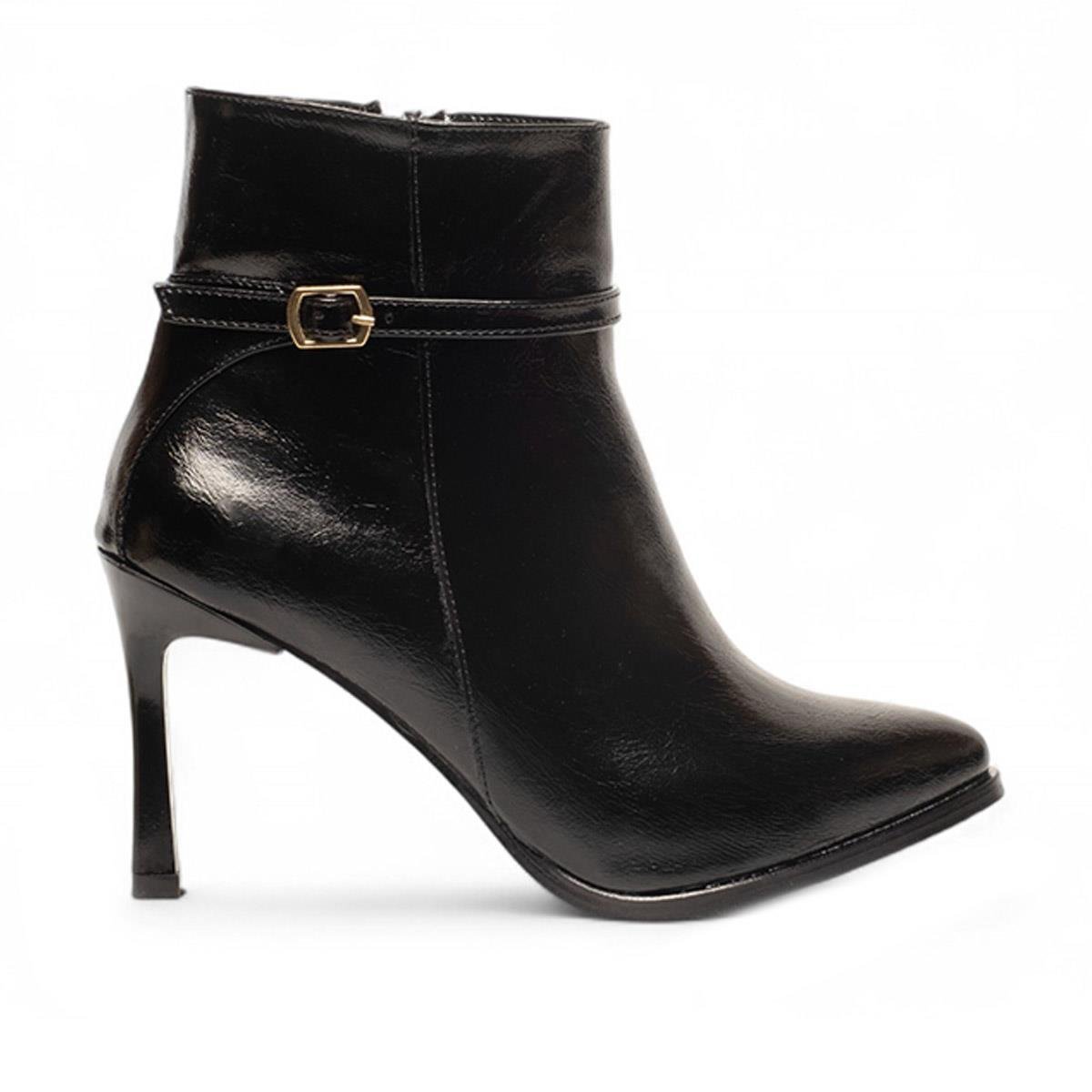 RenasRenas Zenne Bot Topuklu 13500 Rustik Siyah