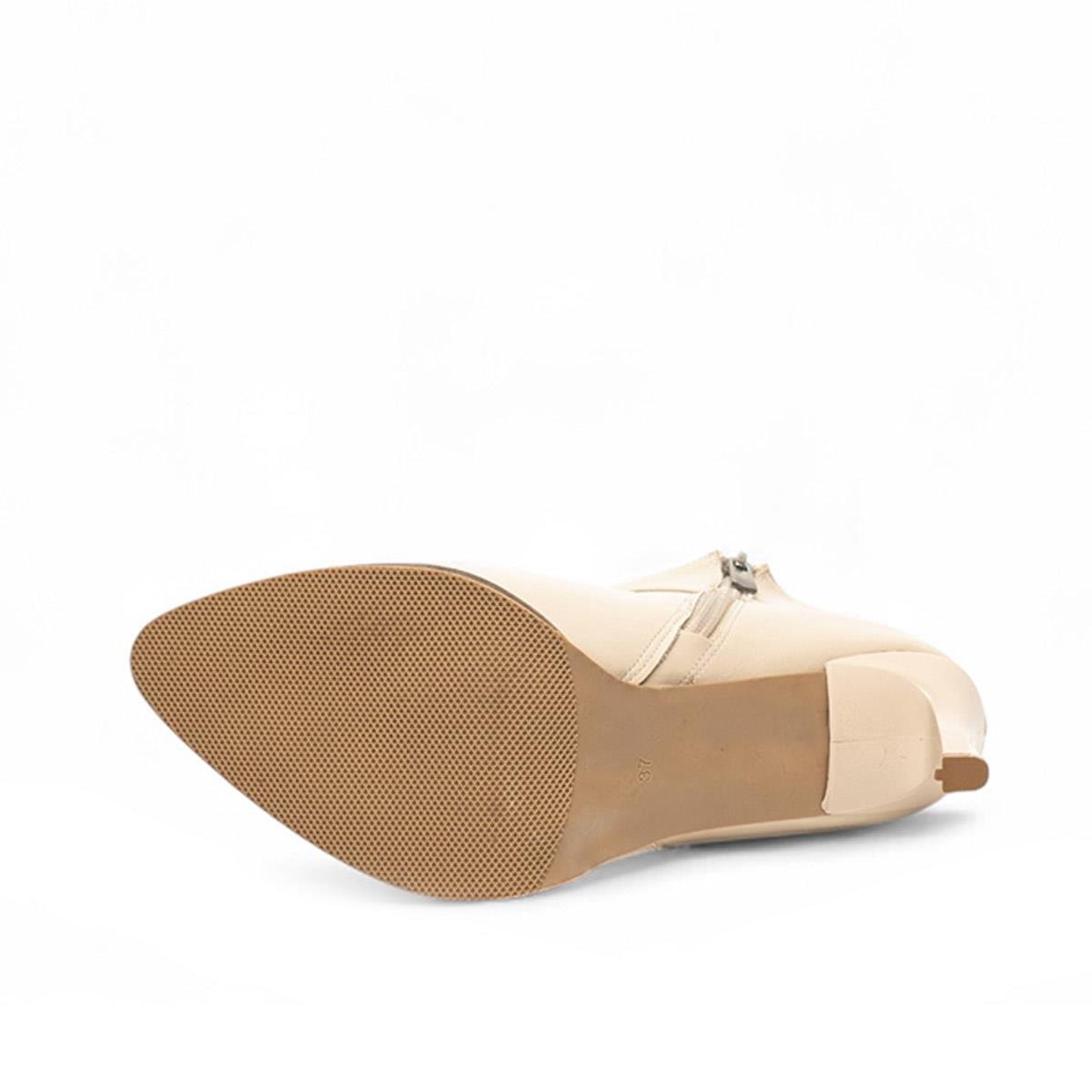RenasRenas Zenne Bot Topuklu 13500 Rustik Bej