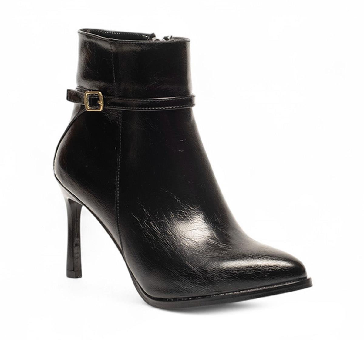 RenasRenas Zenne Bot Topuklu 13500 Rustik Siyah