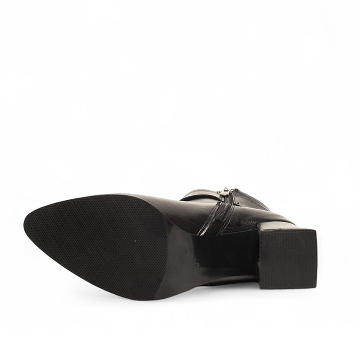 RenasRenas Zenne Bot Topuklu 91873 Cilt Siyah