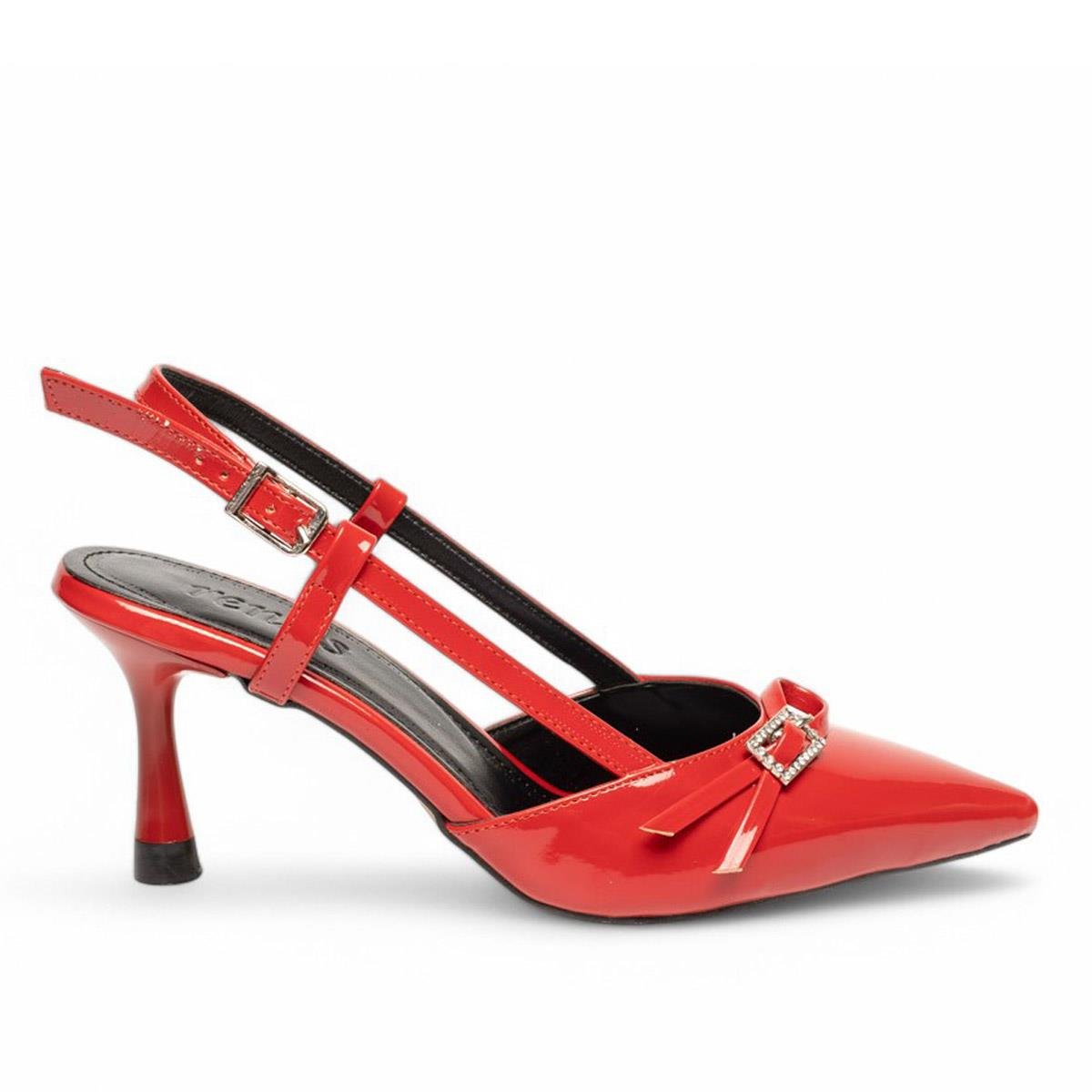 RenasRenas Zenne Stiletto 2022 Rugan Kırmızı