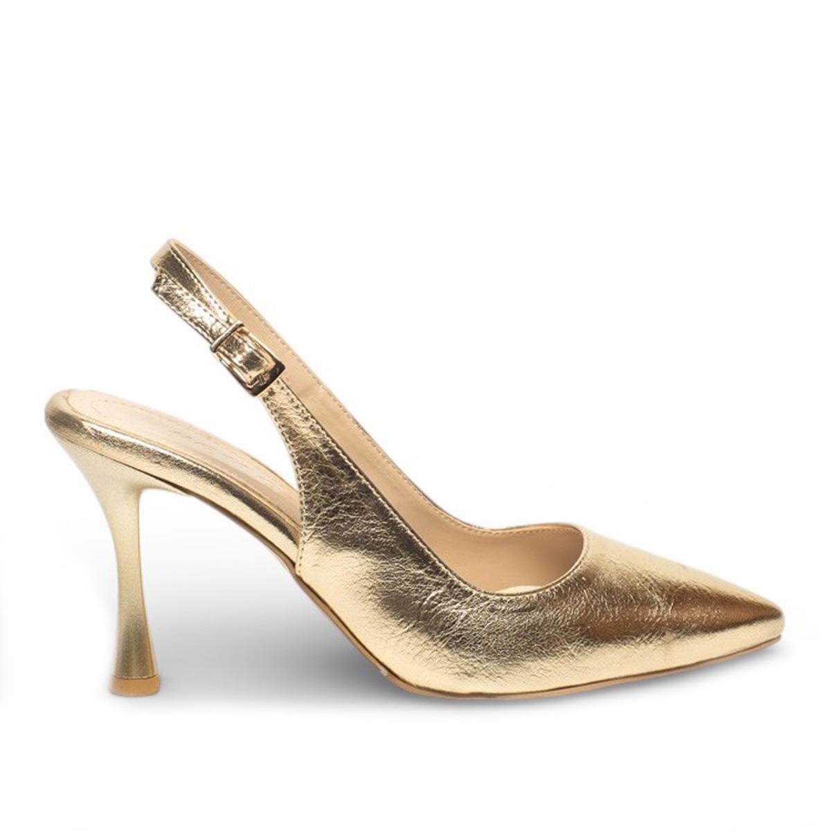 RenasRenas Zenne Stiletto 2193 Metalik Altın