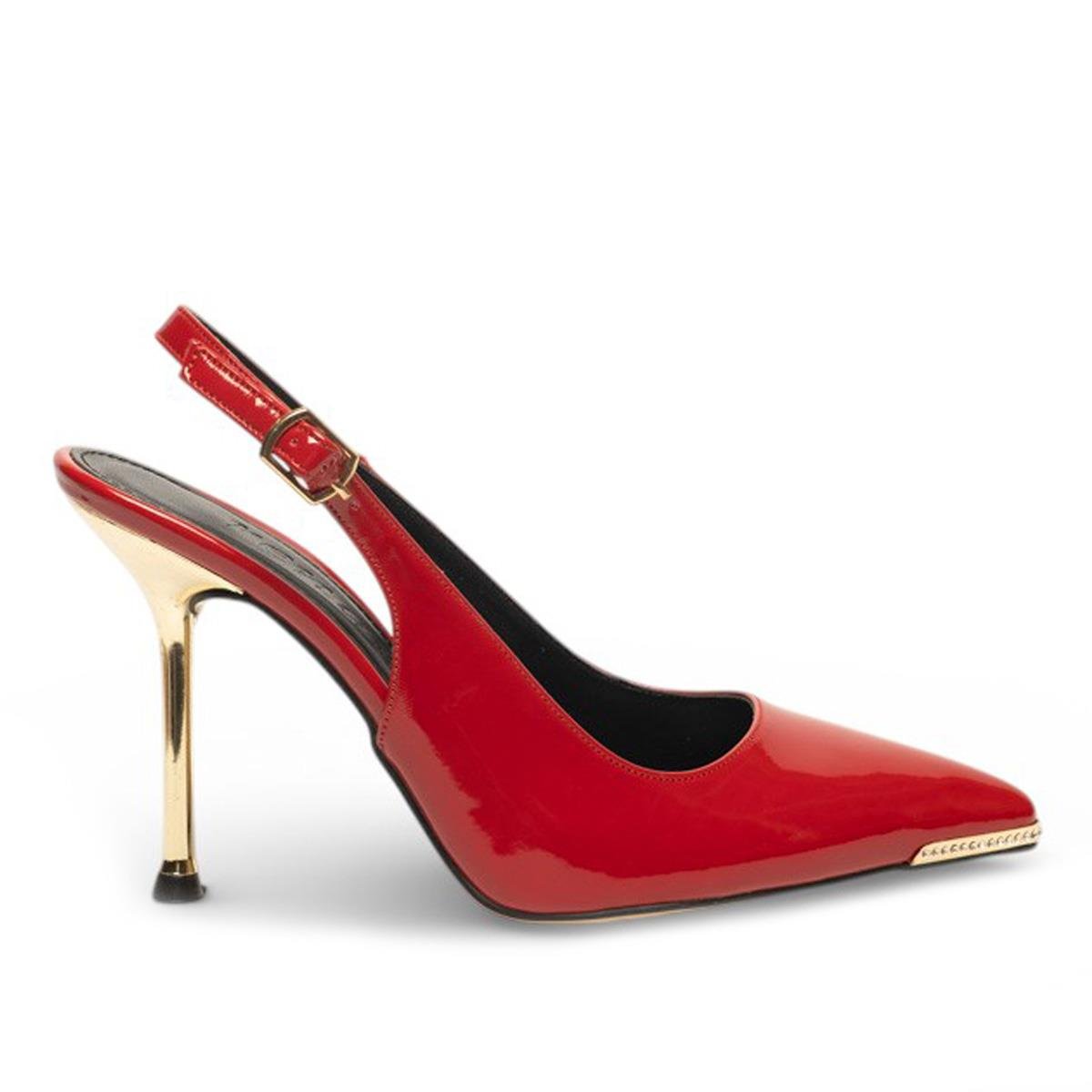 RenasRenas Zenne Stiletto 3304 Rugan Kırmızı