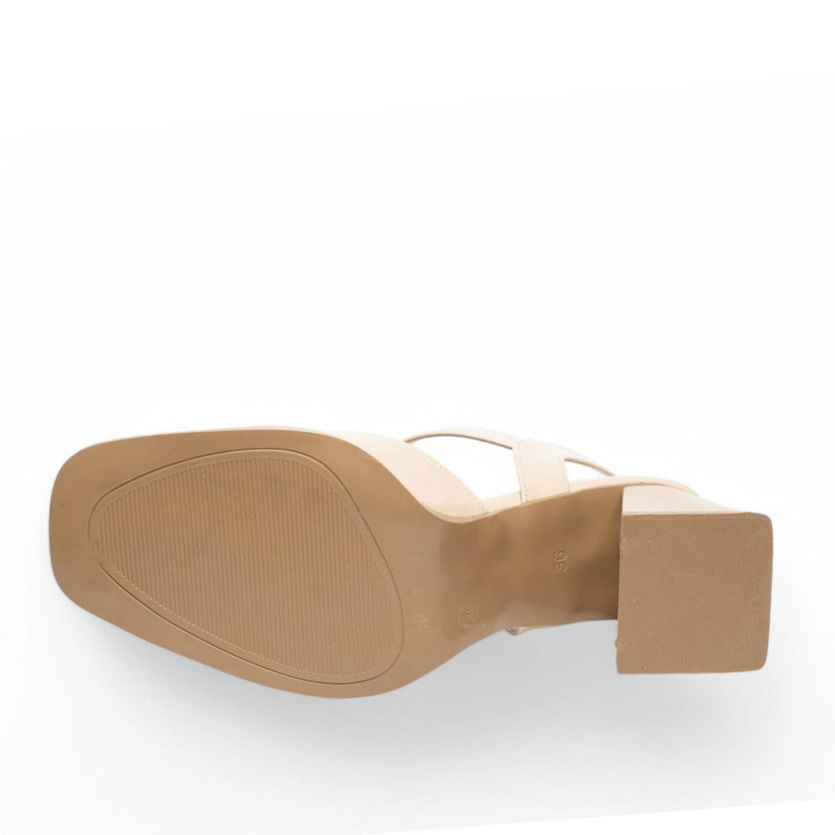 RenasRenas Zenne Topuklu Ayakkabı 1978 Rugan Bej