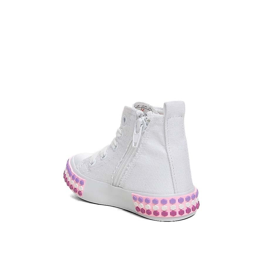 RockyRocky Bebe 675 Keten Beyaz Pembe