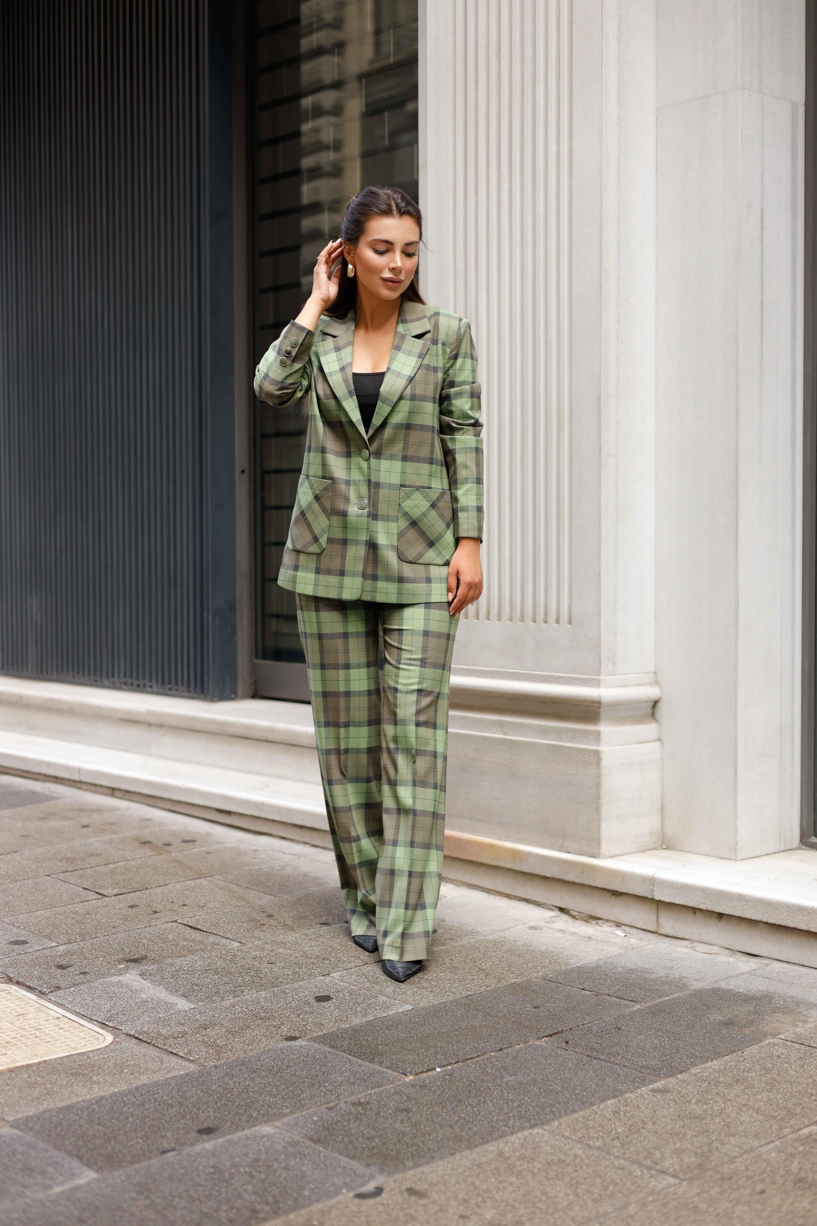 Torba Cepli Ekose Poliviskon Takım Haki