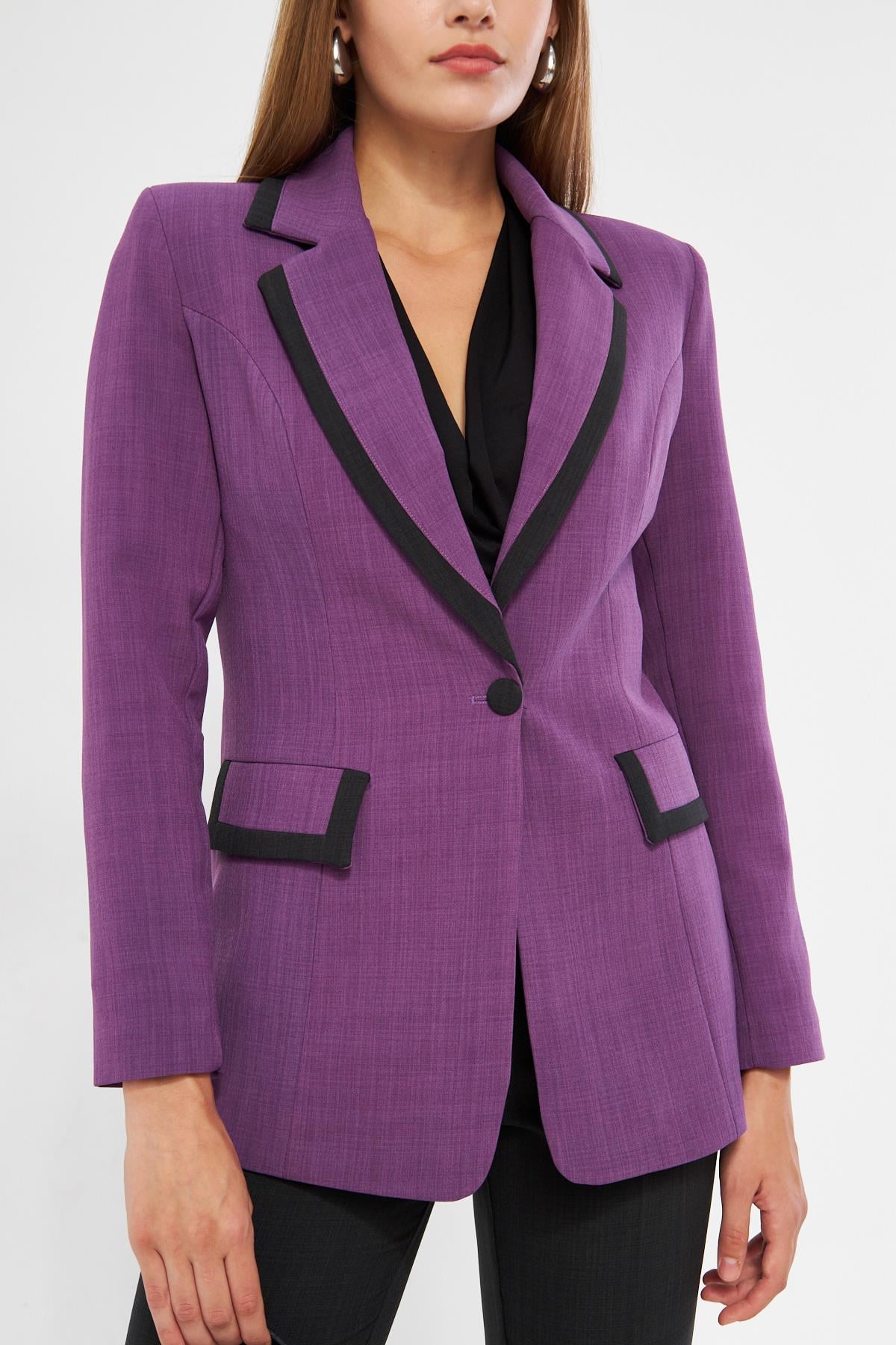 Yakası Siyah Şerit Pandora Takım