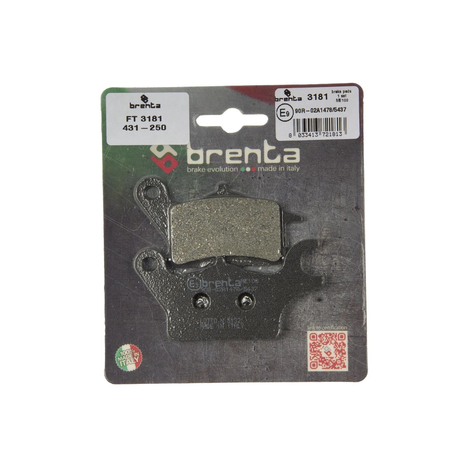 431-250 Brenta Organik Ft 3181 Fren Balata
