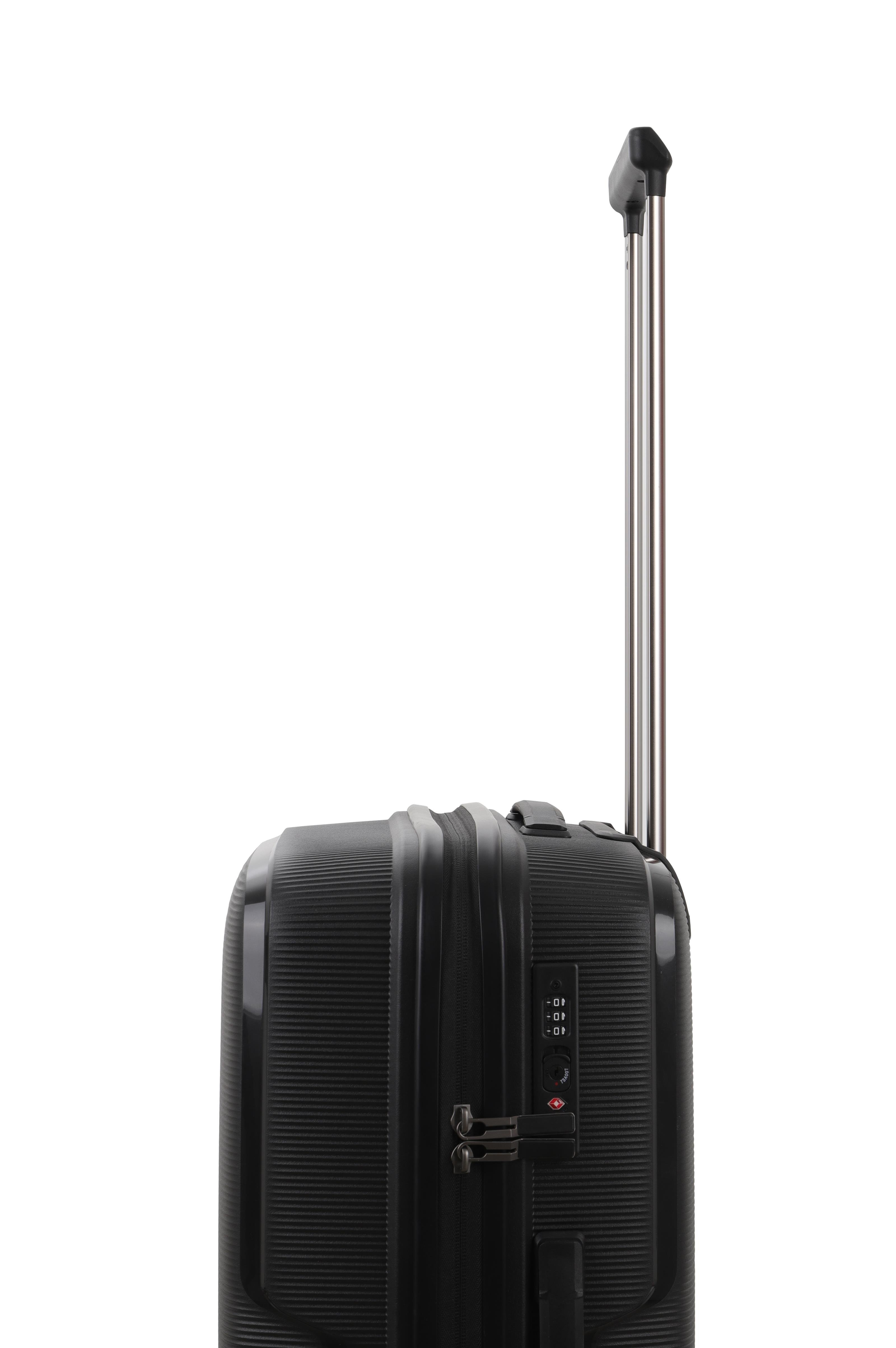 V2408 POLİCARBON VALİZ SİYAH SET